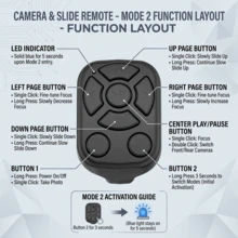 30mAh Wireless Multifunctional Remote Control, Compatible With Smartphone, Tablet, Camera Shutter, Page Turning - Multicolor J6 - View 9
