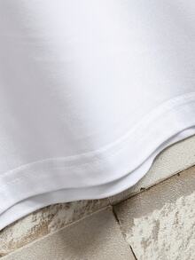 Women's T-Shirt For Spring And Summer - 白色 - 查看 5