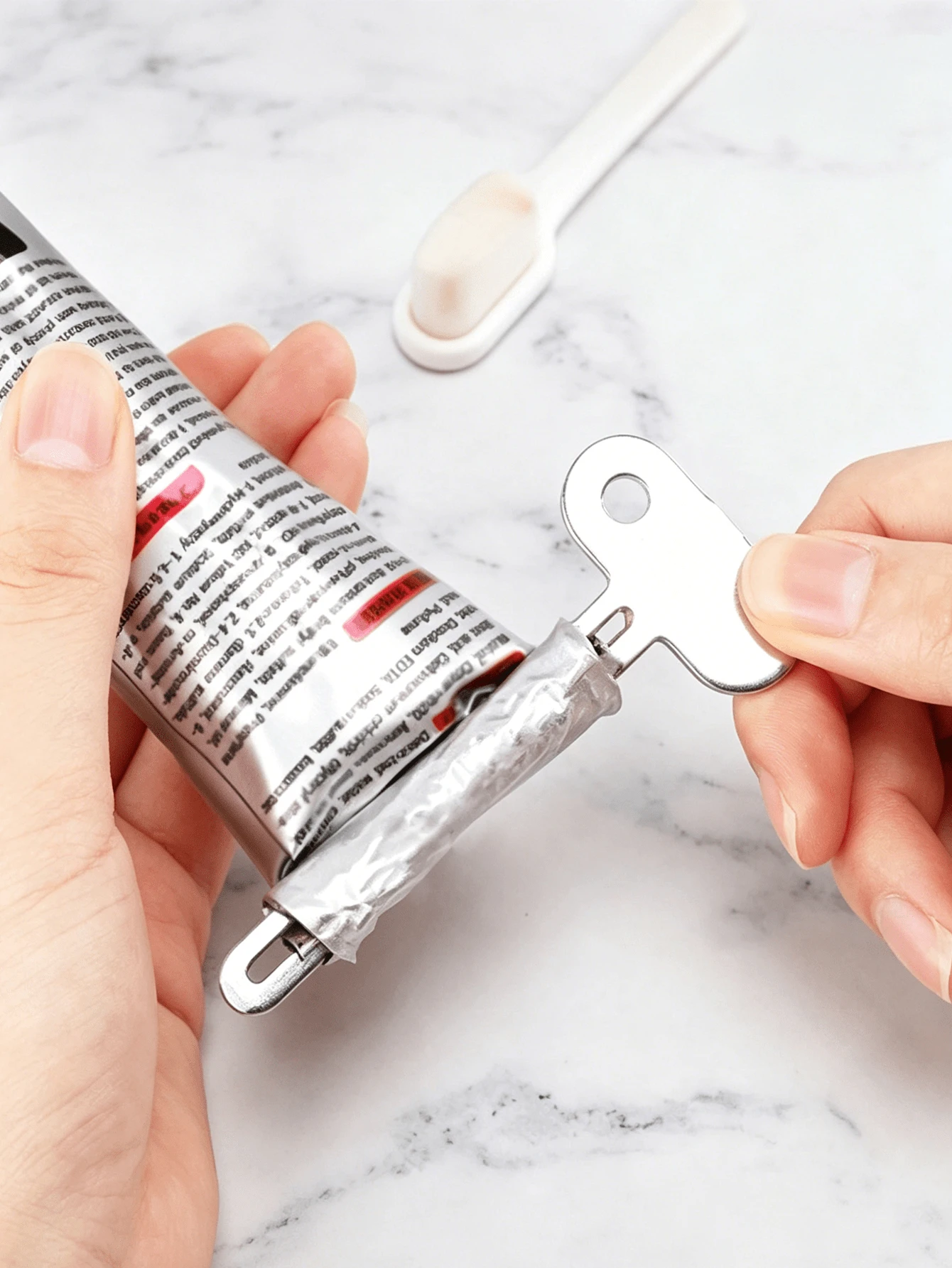 5/2/1 Piezas Exprimidor manual de pasta de dientes, Dispensador de pasta de dientes, Herramienta práctica pequeña para el baño o la habitación, Necesidad diaria ideal y regalo lindo - A - Ver 1