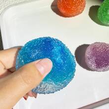 1个全新手工制作的嘎吱球减压玩具，可挤压的感官解压玩具 - 彩色 - 查看 5