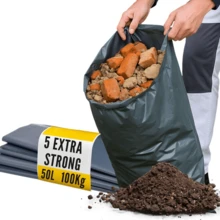 Extra Strong Rubble Sacks - 80 L Capacity - 15 Rubble Bags - 5 - Ver 7
