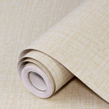 1 Cuộn Giấy Dán Tường Tự Dính Màu Be, Họa Tiết Vải Vải, Chống Thấm Nước, Có Thể Tháo Gỡ & Bóc Ra, Giấy Dán Tường Vinyl Dùng Cho Đồ Nội Thất, Trang Trí Tường, Trang Trí Phòng, Trang Trí Nhà Cửa, Giấy Dán Bao Bì Vinyl - Sương giá - Xem 10