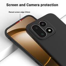 ForOnePlus Phone Case, Compatible With Various Models, Black Matte, Soft-Touch Skin Feel, Frosted Soft Shell, Anti-Fingerprint, Anti-Sweat, Dirt-Resistant, Anti-Slip, Raised Lens Protection, Ultra-Thin Bare-Feel, Minimalist Solid Color. High-Elastic Flexible Soft Shell Material, ForOnePlus Black Matte Phone Case, Black Matte Airbag Shockproof Case, ForOnePlus Matte Black Anti-Fingerprint Protective Cover, Frosted Matte, No Fingerprints Or Sweat - Black - View 5