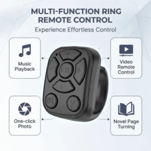 30mAh Wireless Multifunctional Remote Control, Compatible With Smartphone, Tablet, Camera Shutter, Page Turning - Multicolor J6 - View 3