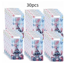 10/30/60个装蓝色和粉色缝线礼品袋，糖果袋，适用于家居生日派对装饰、婚礼回礼、回礼 - 多色 - 查看 4