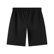 Black Printed Men Athletic Shortsmusic-11  Quick Dry Breathable Running Gym Shorts - Black - View 3