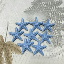 4 件蓝色海洋海星装饰，树脂雕塑工艺品，适用于书架、家居、客厅、办公室、咖啡店装饰、房间桌面展示、门厅装饰（装饰产品，请在订购前检查尺寸） - 彩色 - 查看 13