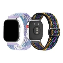 2条装快拆式尼龙编织表带，兼容三星Galaxy Fit 3和华为Watch Fit 3/4/5/4 Pro/5 Pro - for Hua wei fit3/fit4/fit4 pro - 查看 20