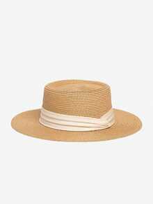 1. Mũ lưỡi trai Vertex Grass-Crafted, mũ Panama vành rộng thoáng khí với ruy băng đen, mũ đi biển gấp gọn chống tia UV, kiểu dáng thường ngày mùa hè dành cho cả nam và nữ. - Mũ rơm - Xem 13