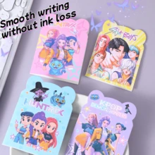 K-POP Girl Group Witch Hunt Mini Pocket Notebook, Portable Saddle Binding Small Notebook, Cute Student Stationery, Compact Diary, Ideal Birthday Holiday Gift Choice - Multicolor - View 3