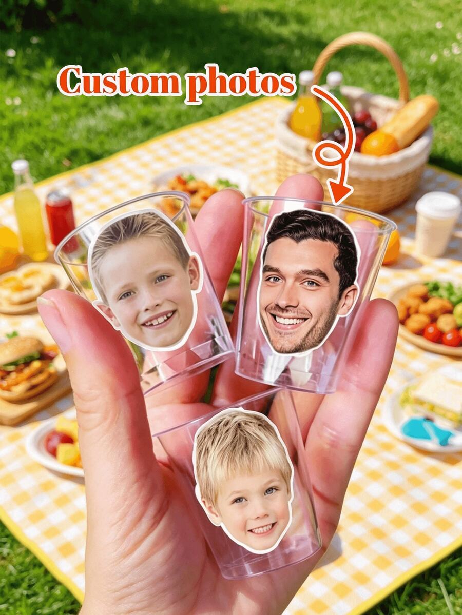 [Customized Stickers] Customized Cut-Out Stickers, Customized Stickers, Humorous Stickers, Customized Exclusive Avatars, Suitable For Friends, Family, And Couples, Widely Applicable - Multicolor - View 1