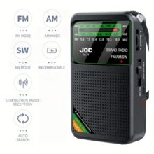 راديو محمول بطراز رجعي، يدعم موجات AM/FM/SW، بحجم مدمج للاستخدام الداخلي/الخارجي، مع سماعة داخلية وجاك للسماعات، مثالي للاستخدام الخارجي، سعة البطارية: 3.7 فولت 500 ملي أمبير 1.85 واط/ساعة - متعدد الألوان - مشاهدة 1