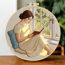 DIY Embroidery Kit With Instructional Guide, Beginner-Friendly Handmade Healing Home Decor Gift - Multicolor - View 5