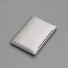 1pc Cute & Creative Mini Computer Shaped Portable Folding Makeup Mirror, Practical And Convenient - Silver - View 7