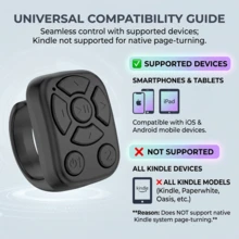30mAh Wireless Multifunctional Remote Control, Compatible With Smartphone, Tablet, Camera Shutter, Page Turning - Multicolor J6 - View 5
