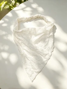 1件女款原創刺繡花卉圖案捲邊髮帶，適合日常穿著與旅行，髮帶、髮飾、學校用品、大學、秋冬、度假穿搭，優雅女士頭巾，柔軟頭巾度假方巾 - 彩色 - 查看 9