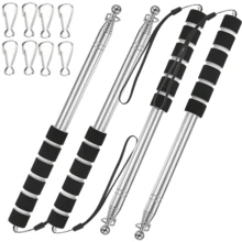 Retractable Hand-Held Flag Pole, Collapsible Teacher Pointer Flag Stick - Multicolor - View 9