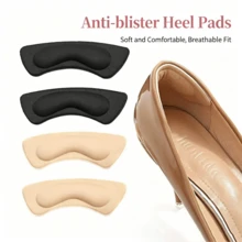 4D Thicker Anti-Slip Heel Grips, Prevent Friction & Slipping For High Heels, Half Size Shoe Inserts - Black 2 Pairs - View 5