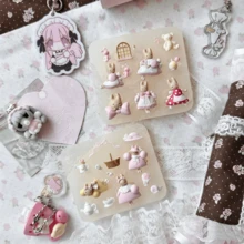 Jasmine Rabbit Resin Casting Mold, Silicone Mold Accessories, Resin Liquid Mold, Resin Keychain Silicone Mold, Resin Mold - Silicone - View 11