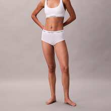Icon Cotton Modal Lightly Lined Bralette Underwear  Women  Bras + Bralettes  QF8503 - trắng - Xem 4