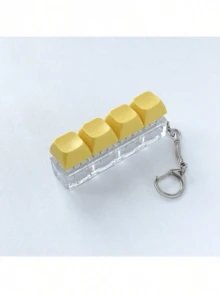 5pcs/3pcs/1pc Novelty Keyboard Keycap Keychain - Colorful Tactile Desktop Toy, Party Game, Hen Party, Hen Party Supplies, Party Game, Dumpling Squeeze Toy, Anniversary, Stress Relief Anxiety, Fun Office Decor, Unique Gift Choice, Toy, Birthday Decoration, Party Supplies, Slow Rebound Squishy, Birthday Party Supplies, Stress Ball, Graduation Party Supplies, Squishy Dumpling, Slow Rebound Squishy - Multicolor - View 6