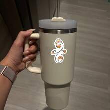 Orange Straw Hat Infinity Symbol, Anime IP Symbolic Re-Creation, Waterproof Vinyl Sticker - Durable Smooth Surface, Self-Adhesive Bumper Sticker, Suitable For Cars, Windows, Laptops, Trucks, Water Bottles - Multi-Functional Durable Design, Car Sticker - Vinyl - View 8