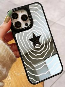 1 buah Cermin Rias Multifungsi Terlaris Baru dengan Motif Bintang, Cocok untuk iPhone 17 Pro Max/17 Pro/17/16 Pro Max/16 Pro/16/15 Pro Max/15 Pro/15 Plus/15/14 Pro Max/14 Pro/14 Plus/14/13 Pro Max/13 Pro/13/12 Pro/12/11/11 Pro Max/11 Pro XS XR X, Casing Pelindung Penuh, Cocok sebagai Hadiah Ulang Tahun untuk Keluarga, Teman, Festival, Pacar Perempuan, Pacar Laki-laki atau untuk Penggunaan Pribadi - Hitam - View 2