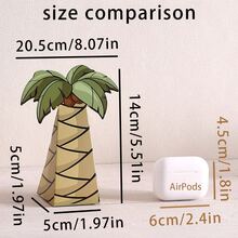 10PCS Palm Tree Shaped Paper Gift Boxes, Elegant And Unique, Fresh Tropical Style With Rich Charm, Specially Designed For Various Traditional Festivals, Perfect Choice For Holiday Gifts And Party Favors - Palm Trees - View 4