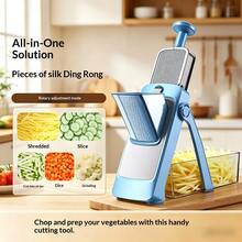 Multi Functional Vegetable Chopper, Professional Onion Chopper, Suitable For Onions, Potatoes, Tomatoes, Vegetables, Cucumbers, Kitchen Food Slicer With Container, Kitchen Small Tools, Kitchen Supplies, Suitable For Quick Use In Homes/Restaurants - Multicolor - View 14