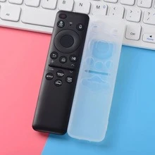 1pc 14*3.5cm Solar TV Remote Control Silicone Protective Cover,Kitchen Decor,Household Items,Mother's Day Gift,Bedroom Decor,Garden,Kitchen Decor,Summer,Beach,Travel Essentials,Room Decor,Squishy,Graduation - White - View 3