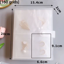 1pc Matte Transparent Jewelry Storage Booklet With 20pcs Anti-Oxidation Storage Bags, Women Jewelry Organizer Box, Jewelry Pouches For Rings, Earrings And Necklaces, Gift Organizer And Storage Container For Jewelry, Accessories, Beads, Stones - View 13