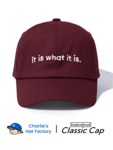 1顶“It Is What It Is”刺绣经典棒球帽，经典休闲时尚复古款，柔软吸汗带，尺寸可调节，轻便百搭，复古老爹帽，适合户外运动、日常佩戴、聚会度假，是送给家人和朋友的完美礼物。 - 經典棒球帽 - 查看 18