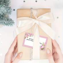 50 piezas Tarjetas en blanco con forma de corazón minimalistas, Tarjetas de mensaje florales en blanco, Tarjetas de felicitación en blanco con borde de acuarela de flores y corazones rosas, Tarjetas de bendición manuscritas, Impulsor de estado de ánimo, Expresión sincera, Adecuado para cualquier ocasión, Tarjetas de cartera, Tarjetas de presentación, Tarjetas de felicitación blancas, Regalos para maestros, Temporada de graduación, Día de la Madre - tarjeta - Ver 5