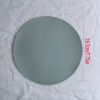 Solid-Color Dust-Proof Mini Thin Mouse Pad, With Velvet Bottom On The Back. Average Quality, May Have A Slight Odor. Easy To Use As An Office Or Home Computer Mouse Pad.