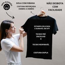 Women's Short-Sleeved, Crew-Neck T-Shirt With A "Caramel Made In Brazil" Print. A Casual, Regular-Length Top For Everyday Wear. - 香檳色 - 查看 3