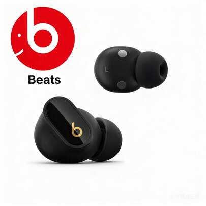  Beats Studio Buds 黑金无线蓝牙耳机，入耳式降噪耳机，高品质音效，深沉低音，运动耳机，高清通话，超长续航，音乐耳机，通勤耳机