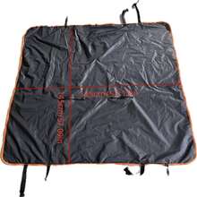 1 tấm phủ ghế sau xe hơi chống thấm nước bằng vải taffeta polyester 210T màu đen dành cho thú cưng - Chống bụi và chống rụng lông, thích hợp sử dụng ngoài trời cho thú cưng. - màu đen - Xem 6