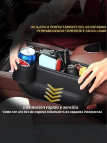 Car Seat Anti-Fall Storage Bag, Console Storage Bag, Convenient For Accessing Mobile Phones And Keys, Suitable For Sedans, SUVs, And Trucks, A Multi-Functional Essential Storage Bag. - A - View 4
