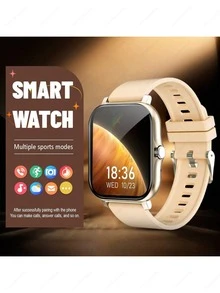 AQMWWG Jam Tangan Pintar Layar Sentuh Penuh 1,83 Inci untuk Pria dan Wanita, Panggilan Nirkabel, Notifikasi Pesan, Penghitung Langkah Olahraga, Kontrol Kamera, Musik Nirkabel, Alarm, Tampilan Jam yang Dapat Disesuaikan, Berbagai Mode Olahraga, Cocok Sebagai Hadiah Liburan - View 13