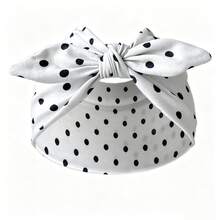 1pc New Solid Color Bow Polka Dot Wide Headband, Suitable For Daily, Festival, Workout, Non-Slip, Breathable, Elastic Sports Headband, Daily & Festival Gift,Travel,Party - Multicolor - View 14