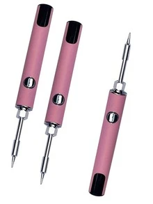 Ortable Mini Soldering Iron Pen, 510 Threaded Interface, Adjustable Voltage, Rapid Heating, Digital Display, Type-C Fast Charging, 400mAh Battery, For DIY & Electronics Repair, Stainless Steel, Soldering Tip Not Included - Multicolor - View 7