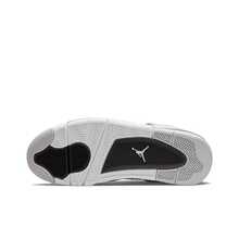 Nike Jordan Air Jordan 4 Retro Military Black Leather Mid-Top Basketball Shoes (White Cement Style) - Unisex - Grey, White, And Black - DH6927-111 - View 6