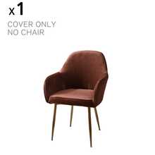 Ghế văn phòng không bánh xe, ghế bàn trang điểm, ghế trang điểm, ghế trang trí thoải mái, ghế sofa bọc nệm phong cách hiện đại giữa thế kỷ cho văn phòng tại nhà, vỏ bọc ghế ăn trang trí văn phòng, vỏ bọc ghế văn phòng lưng vừa co giãn, vỏ bọc bảo vệ ghế bành thường ngày - Nhiều màu - Xem 35
