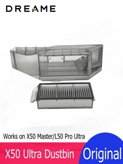  Genuine Dust Collector For Dreame Bot X50 Ultra (Complete)/X50 Master/L50 Pro Ultra Robot Vacuum Cleaner, Dust Collector Accessories