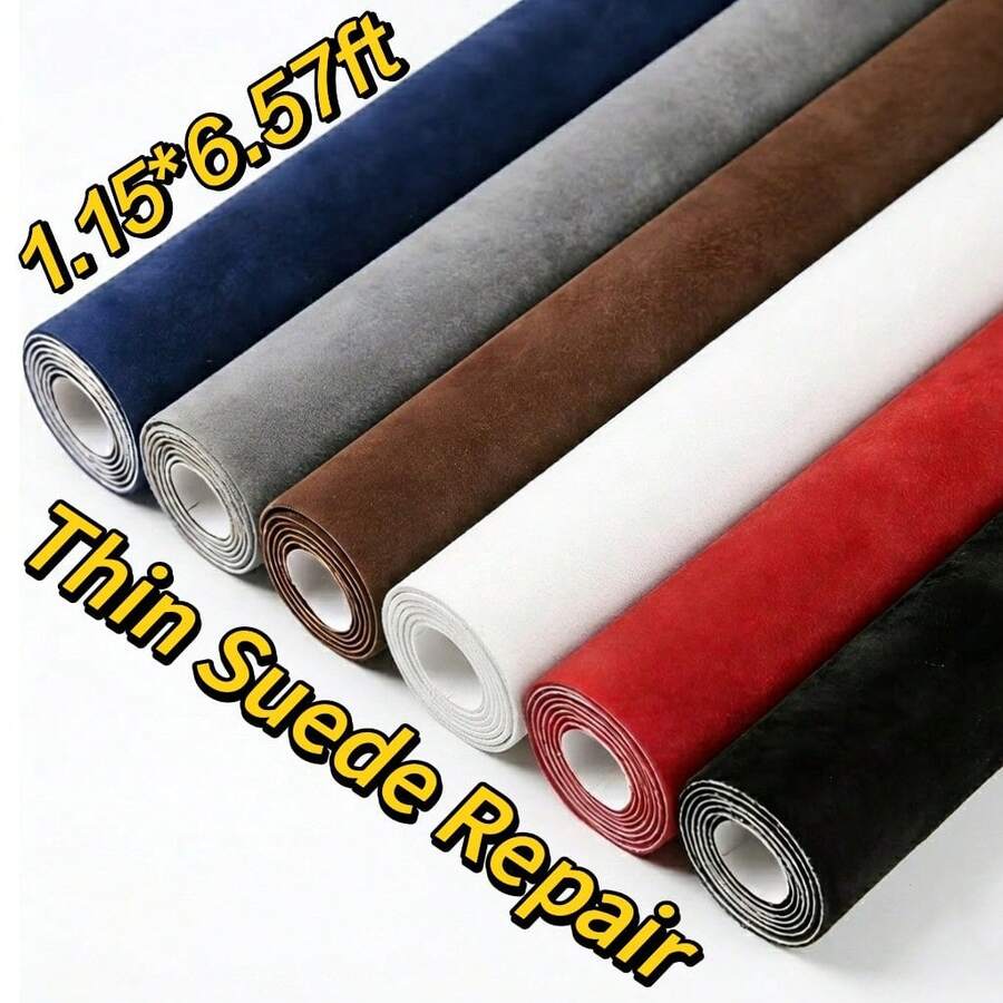 Thin Self Adhesive Faux Suede Wall Stickers, Lightweight Peel And Stick Velvet Fabric Wallpaper Roll For Furniture Refurbishment, Imitation Suede Repair Patch For Sofa, Car Interior, Drawer, Jewelry Box Liner, Shoes, Handbags, Wall Decor & DIY Crafts