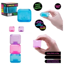 2026 New Schylling Need Nice Oh Soft Cute Cube Toy - Muscle Candy Shaped Stress Relief Toy, Malt Texture, Squeeze Squeeze Squeeze, Adult Anxiety Relief Toy Large Square Squeeze Toy, Teenager & Adult Stress Relief Square Squeeze Toy, 4 Color Slow Rebound Square Toy, Birthday Gift, Holiday Gift - Multicolor - View 7