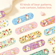 30/50/100pcs Kaos Kaki Transparan Anak-Anak Motif Kartun Anti Gesekan Bernapas Lucu, Tersedia Berbagai Pola Kartun - View 2