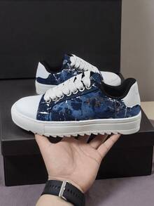 2026Numeris Men's Shoes New Retro Couple Shoes Flat Low-Top Student Shoes With Shoe Box, Suitable For Gifts, School, Running Students - dark blue - View 5