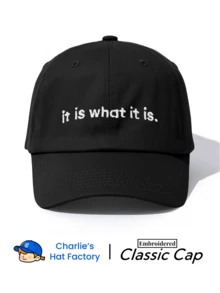 1顶“It Is What It Is”刺绣经典棒球帽，经典休闲时尚复古款，柔软吸汗带，尺寸可调节，轻便百搭，复古老爹帽，适合户外运动、日常佩戴、聚会度假，是送给家人和朋友的完美礼物。 - 經典棒球帽 - 查看 16