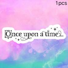 Once Upon A Time... Classic Fairy Tale Opening, Waterproof Vinyl Sticker - Durable Smooth Surface, Self-Adhesive Bumper Sticker, Suitable For Cars, Windows, Laptops, Trucks, Water Bottles - Multi-Purpose Durable Design, Car Sticker - Vinyl - View 10